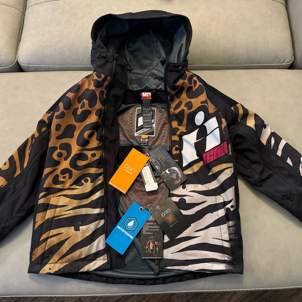 Icon Shaguar motorcycle jacket Size S